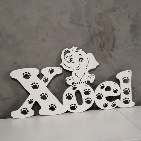 Nombre infantil elefante