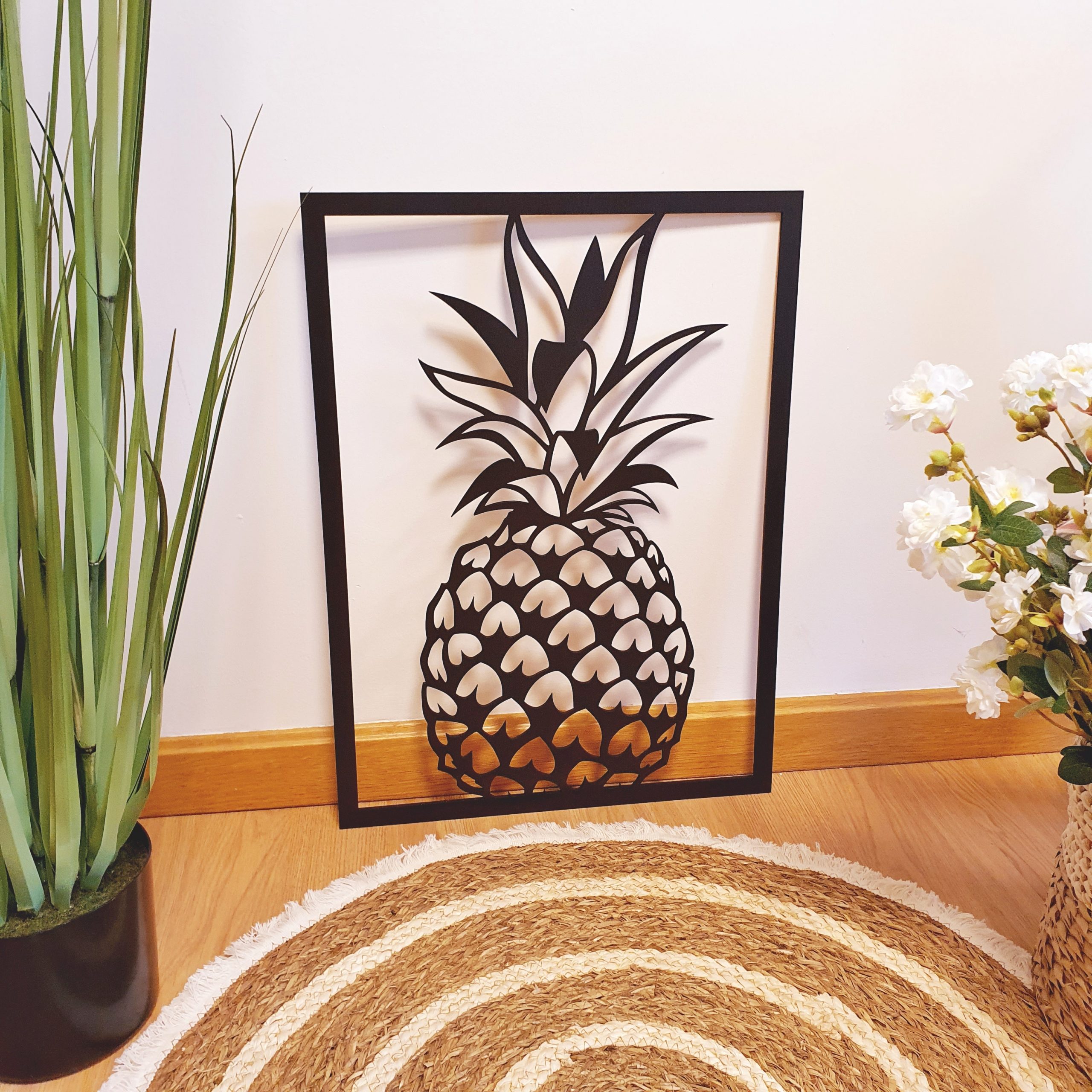 Cuadro piña con marco 🍍 - Imagen 3