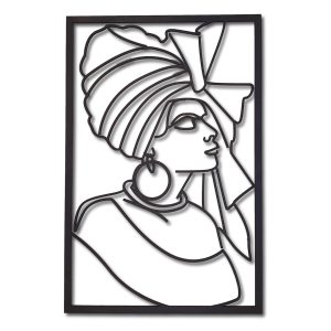 Cuadro mujer africana