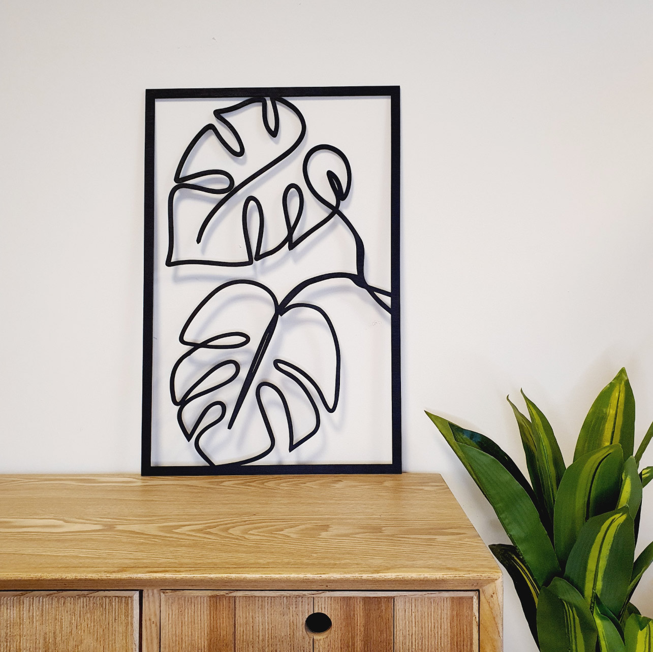 Cuadro hojas de monstera - Imagen 2