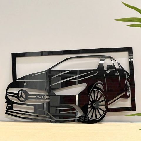 Coche metacrilato negro brillo